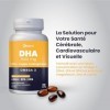 Brudy Lab Dreizol Omega 3 DHA 1500 avec EPA et DPA + Manganèse, Zinc et Cuivre - Haute Concentration - Renforce les Tissus Oc...