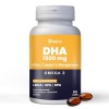 Brudy Lab Dreizol Omega 3 DHA 1500 avec EPA et DPA + Manganèse, Zinc et Cuivre - Haute Concentration - Renforce les Tissus Oc...