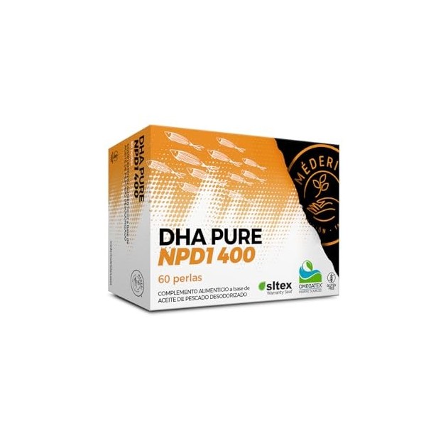 MEDERINUTRICION DHA PURE NPD1 400 60perlas – peut être utilisé régulièrement selon les besoins individuels, soin conçu pour u