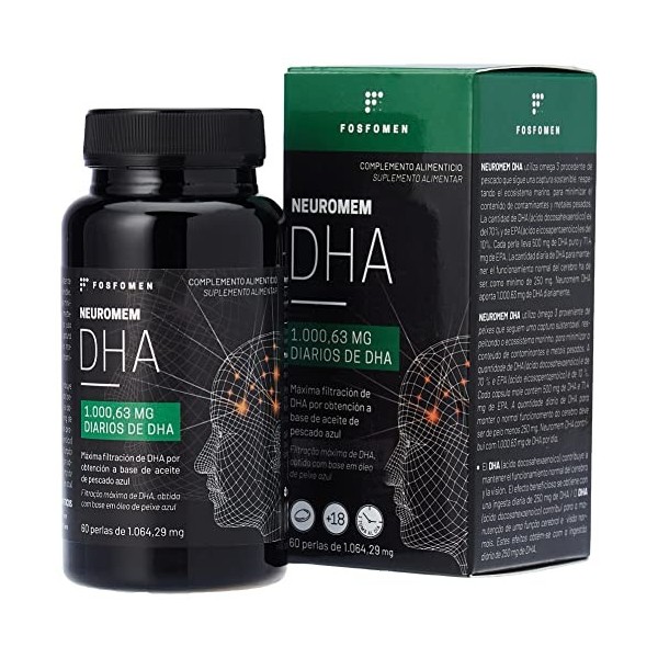 HERBORA FOSFOMEN NEUROMEN DHA 60perlas – soin conçu pour une utilisation régulière, s’intègre facilement dans une routine de