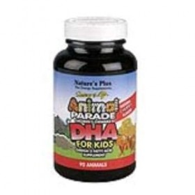 Animal Parade Dha 90 animales masticables de Natures Plus DHA