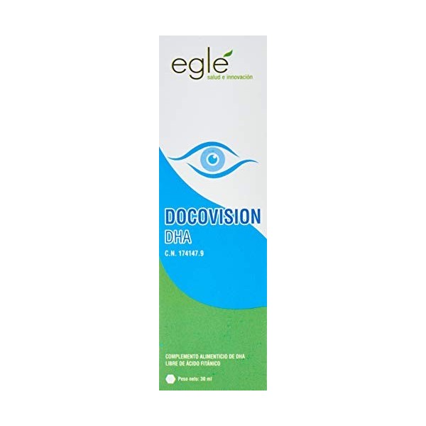 Egle Docovision Dha 30 ml. 1 unité de 100 g.