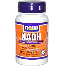 NOW Foods NADH, 10mg - 60 vcaps DHA