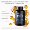 NFO OMEGA 3 ULTIMA [120 Gélules] Huile de poisson Omega 3 norvégienne à concentration maximale en Omega 3 DHA EPA en triglycé