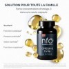 NFO Omega-3 Forte Huile de poisson avec gélatine de poisson oméga-3 à base de poisson | Formule marine pure | Teneur élevée e