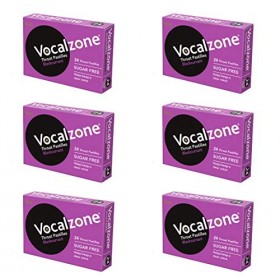 Vocalzone Cassis sans sucre 24 pastilles x 6 paquets