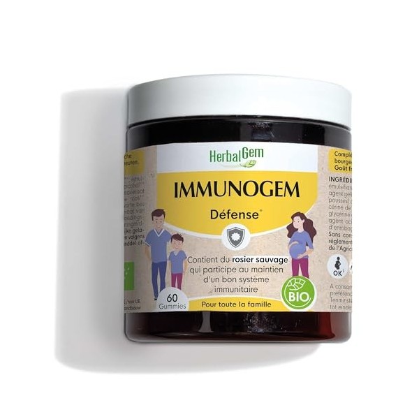 HERBALGEM IMMUNOGEM GUMMIES BIO 60 GOM, 150 GR