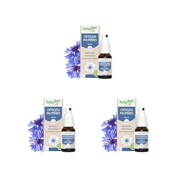 HerbalGem - Spray Gorge Apaisant Bio 15ml Lot de 2 Huiles de cassis