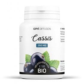 Cassis Feuille BIO | Origine FRANCE | 250 mg | 100 Gélules Végétales