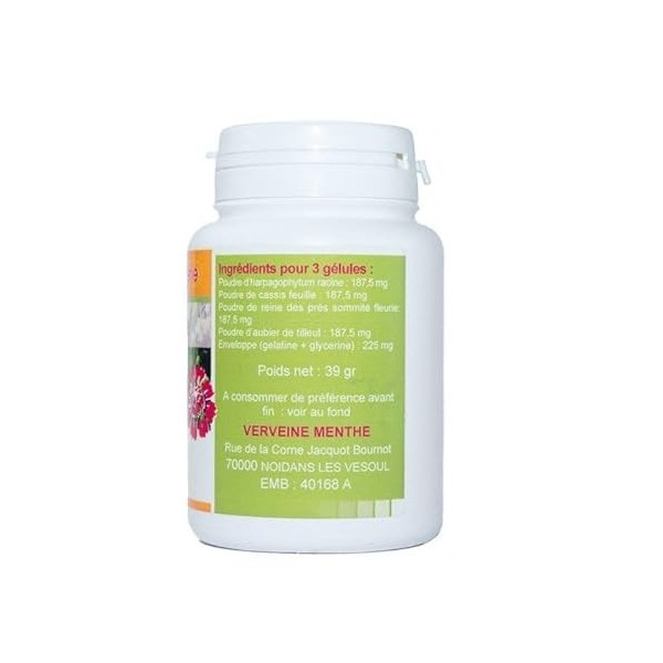 SOUPLESSE ARTICULAIRE 120 gélules 260 MG Poudre Pure