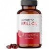 Huile de krill antarctique, huile de krill pure premium testée pour les métaux lourds, sans OGM