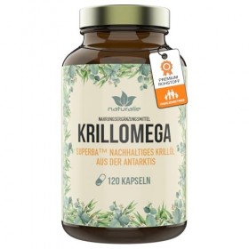 naturalie - Capsules dhuile de krill | SUPERBA BOOST | Krill antarctique issu dune capture durable certifiée MSC | Qualité 