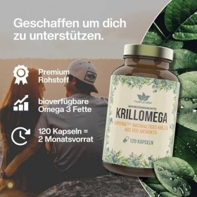 naturalie - Capsules dhuile de krill | SUPERBA BOOST | Krill antarctique issu dune capture durable certifiée MSC | Qualité 