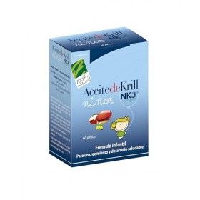 Krill Lot de 60 capsules dhuile 100% naturelle pour enfants