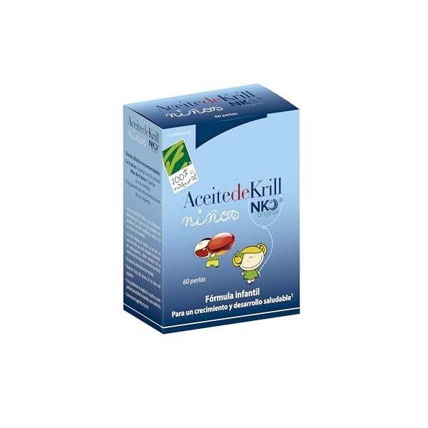 Krill Lot de 60 capsules dhuile 100% naturelle pour enfants