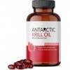 Huile de krill antarctique — Sans arrière-goût de poisson, sans OGM, pour les articulations, le cœur et sans mercure pour sou