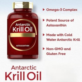 Huile de krill, adaptée aux hommes et aux femmes, pour la santé globale
