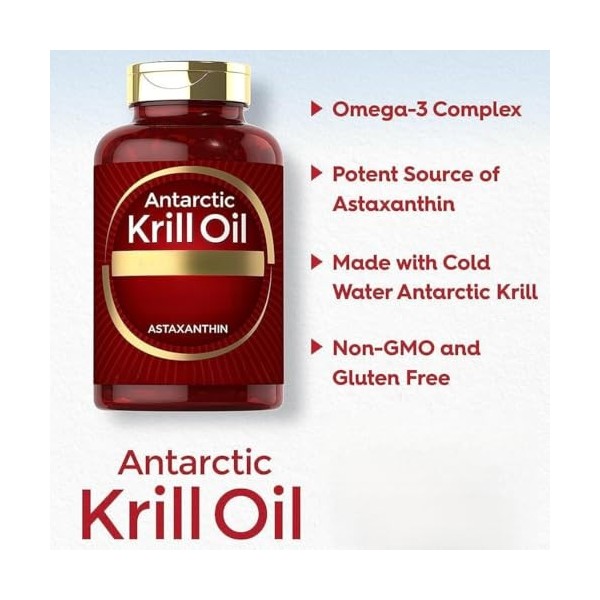 Huile de krill, adaptée aux hommes et aux femmes, pour la santé globale