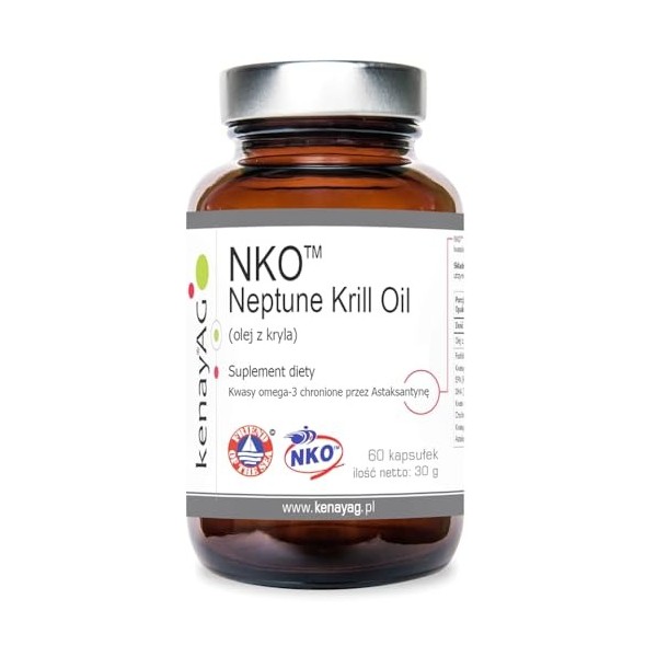 Huile de Krill NKO Neptune Huile de Krill 500mg 60 gélules kenayAG