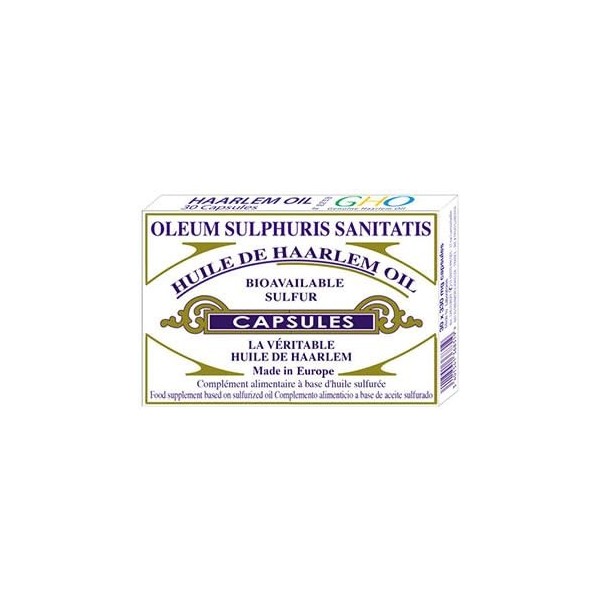 Véritable Huile de Haarlem, 30 capsules originales
