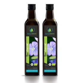 Sanus Nature Huile de Lin 1000 ml bouteille en verre