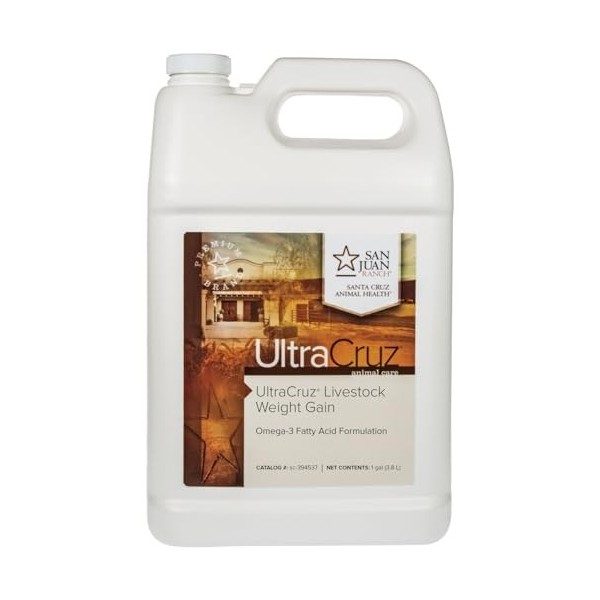 Supplément de gain de poids UltraCruz, 1 gallon, liquide approvisionnement de 32 jours 