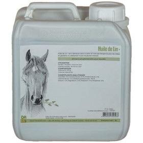 Huile de Lin+ - Source Omégas 3 - DistriHorse33 - 2L