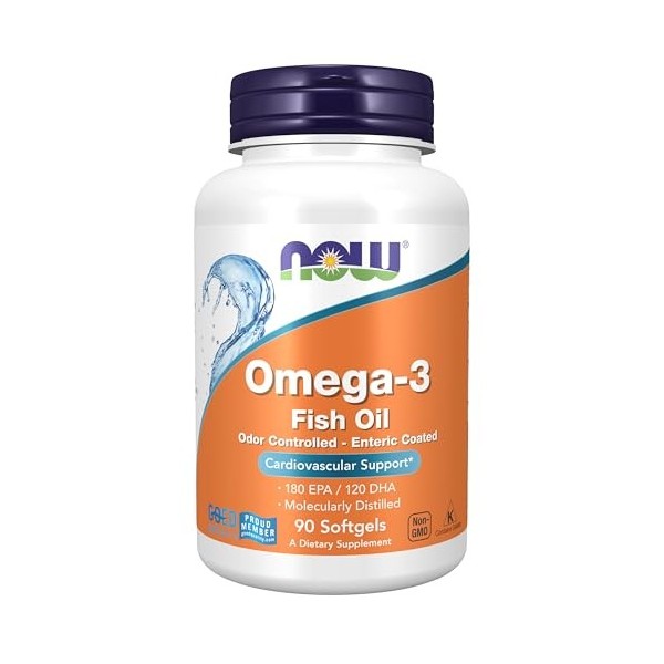 NOW Foods Ultra Omega-3-90 softgels Huiles de poisson