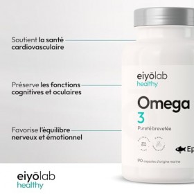 Oméga 3 EPAX® | Huile de Poissons Sauvages 2000 mg | Riche en Acides Gras 800 mg EPA + 600 mg DHA pour 2 Capsules | Huile Pur