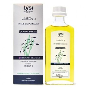 Huile de poissons capital forme 240ml Lysi