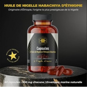 CAPSULES DHUILE DE NIGELLE DETHIOPIE