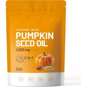 Huile de graines de citrouille - Palmier nain - 1000 mg dhuile de graines de citrouille, sans gluten, sans OGM,1pcs Huiles de...