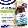 Arctic Blue Oméga-3 Huile de Poisson Liquide 150 ml — 450 mg de DHA + 380 mg d’EPA + 10 µg de Vitamine D3 par 5 ml — Huile de