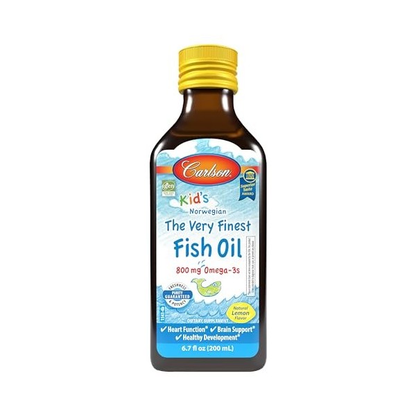 Carlson For Kids Very Finest Fish Oil Lemon, 200ml