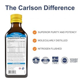 Carlson For Kids Very Finest Fish Oil Lemon, 200ml