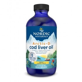 Nordic Naturals Huile de Foie de Morue Arctic-D Citron