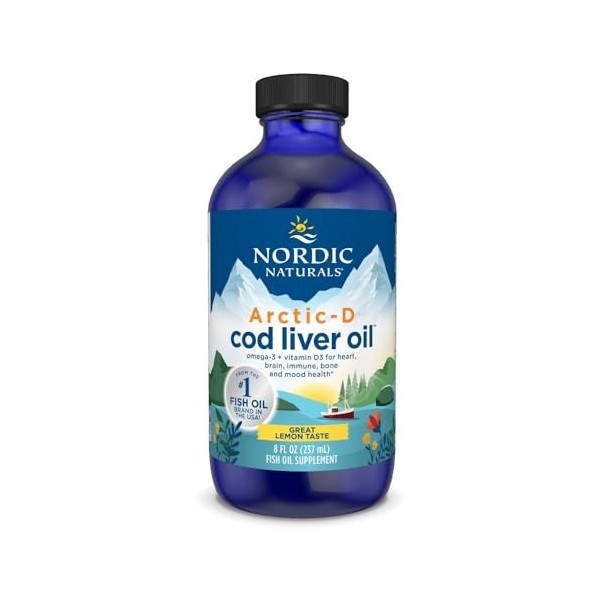 Nordic Naturals Huile de Foie de Morue Arctic-D Citron