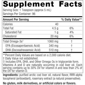 Nordic Naturals Huile de Foie de Morue