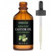 100% Pure Castor Oil - Cold Pressed - Hexane Free