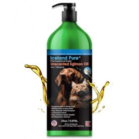 Iceland Pure SL33 Huile de saumon non parfumée de qualité pharmaceutique provenant des eaux pures de Norvège – 935,5 g