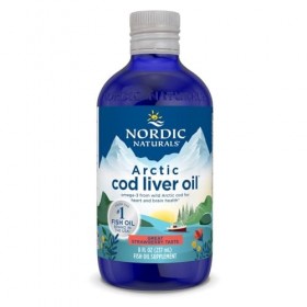 Arctic Cod Liver Oil, Great Strawberry Taste, 8 fl oz 237 ml - Nordic Naturals