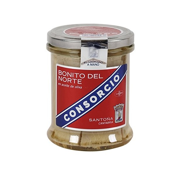 CONSORCIO GLASS X1 400G FISH OLIVE OIL