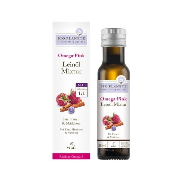 Bio Planete Omega Pink Flaxseed Oil Mixture