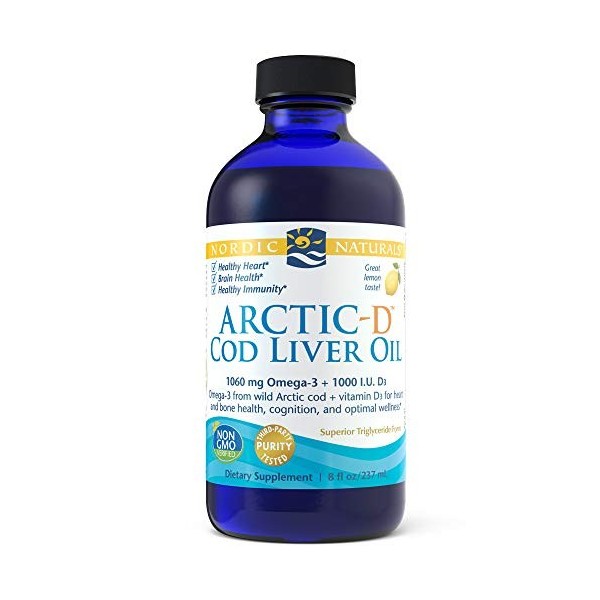 Arctic Cod Liver Oil, 1060mg Strawberry - 237 ml.
