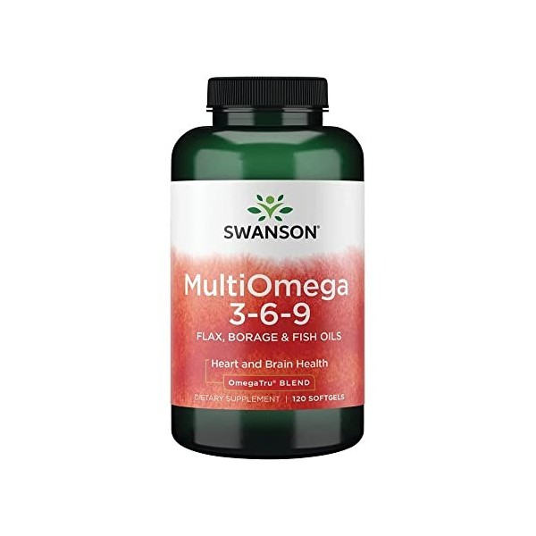 Swanson Multiomega 3-6-9 120 kaps.