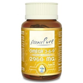 Oméga 3 6 9 Essence Pure | Huile de Poisson, Bourrache & Lin | Acides Gras Essentiels | Contrôles de Sécurité et Pureté Stric