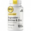 Argousier avec Biotine Ultra 5 000 µg et Zinc – 180 Capsules Molles | Haute Concentration : 1000 mg d’Huile d’Argousier ave