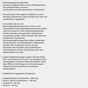ForMeds - OLICAPS Omega 3-6-9 - Acides gras - Taux de cholestérol normal - 2 gélules par jour - 60 gélules