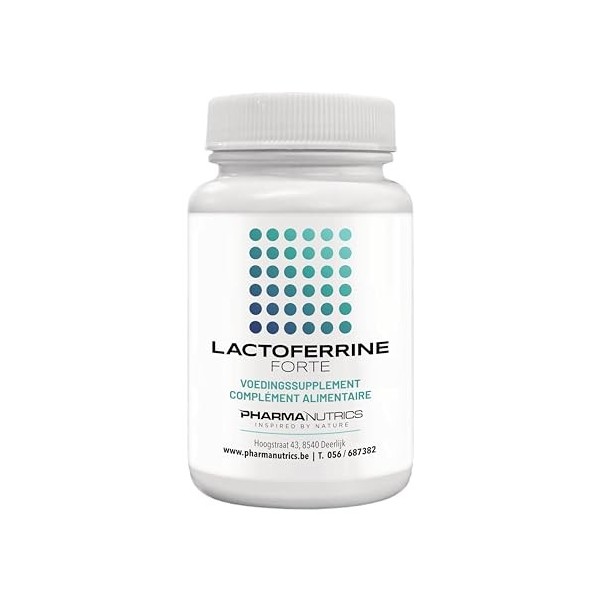 LACTOFERRINE FORTE 30 V-CAPS PHARMANUTRICS//WEERSTAND-IMMUNITEIT-DARMWERKING//VOEDINGSSUPPLEMENT