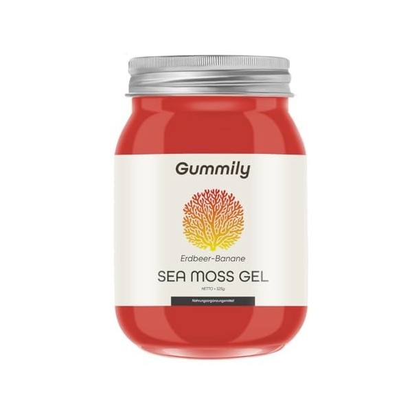 Gummily Gel de seamoss irlandais - Super aliment naturel de Moss irlandais - Alternative végétale aux gélules de Seamoss et a